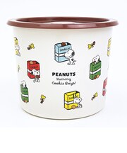 スヌーピー ワンタッチシール容器(M) クッキー ランチ 日本製 SNOOPY