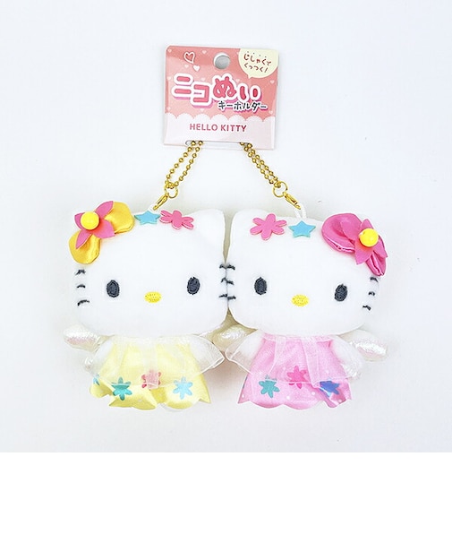 サンリオ ハローキティ×ミミィ ニコぬいキーホルダー (フェアリー) Sanrio