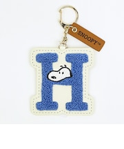 スヌーピー サガライニシャルキーホルダー H SNOOPY