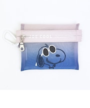 スヌーピー ジョークール メッシュミニポーチ サンセットサングラス SNOOPY