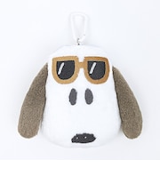 スヌーピー フェイスパスケース サンセットサングラス 定期入れ SNOOPY
