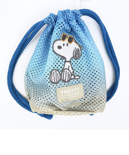 スヌーピー メッシュ巾着 サンセットサングラス SNOOPY