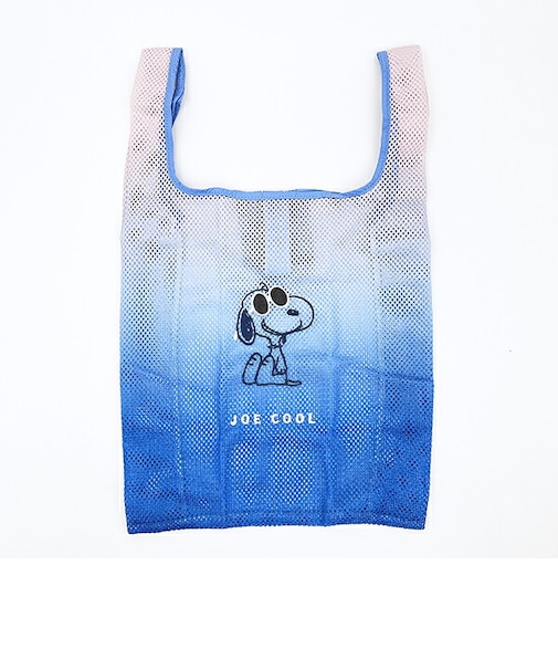 スヌーピー ジョークール メッシュエコバッグ サンセットサングラス SNOOPY