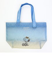 スヌーピー メッシュミニトートバッグ サンセットサングラス SNOOPY