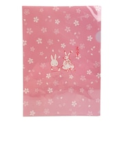 ミッフィー miffy × 鳥獣戯画 A4クリアファイル 2枚セット(B) 文具