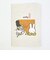 ミッフィー  miffy × 鳥獣戯画 蛇腹ポストカード(A) 文具