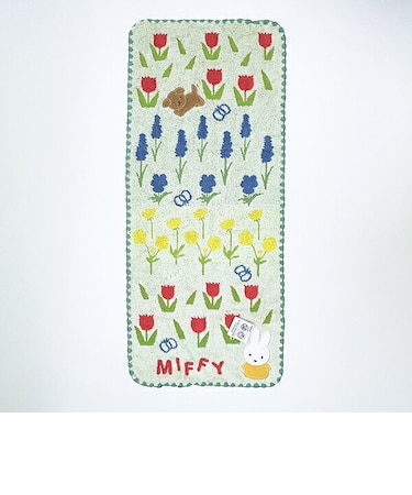 ミッフィー miffy フェイスタオル 花やしき
