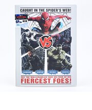 マーベル MARVEL スパイダーマン 6ポケットファイル グレー クリアファイル 文具