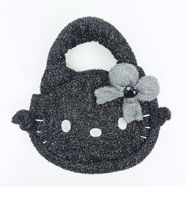 サンリオ ハローキティ ブラックラメミニトートバッグ Sanrio