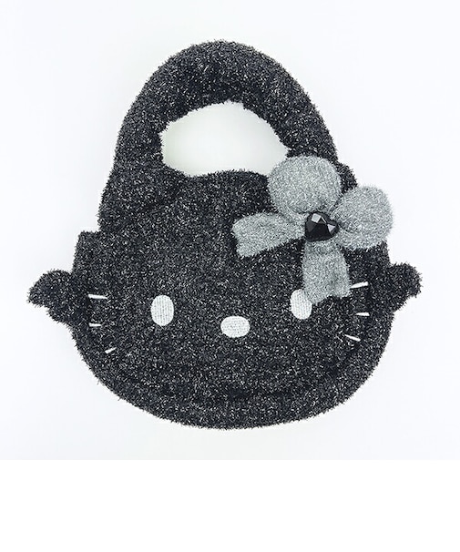 サンリオ ハローキティ ブラックラメミニトートバッグ Sanrio