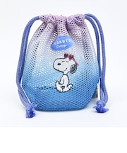 スヌーピー メッシュ巾着 グラデーション SNOOPY