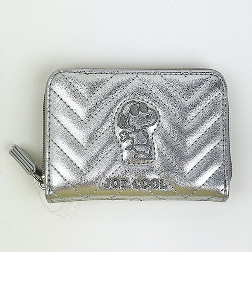 スヌーピー ジョークール カードコインケース シルバー 財布 SNOOPY