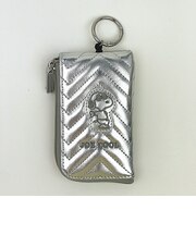 スヌーピー ジョークール キーパスケース シルバー 定期入れ SNOOPY