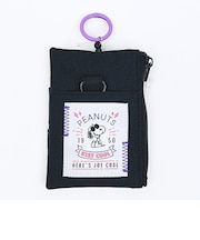 スヌーピー ジョークール リール付きパスポーチ ネオン 定期入れ SNOOPY