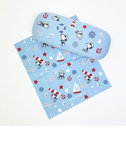 スヌーピー ノーティカル メガネケース ライトブルー SNOOPY