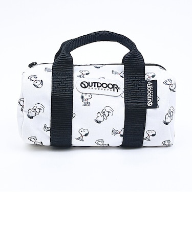 スヌーピー ペンケース ボストン ホワイト OUTDOOR PRODUCTS ポーチ SNOOPY