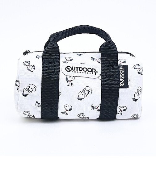 スヌーピー ペンケース ボストン ホワイト OUTDOOR PRODUCTS ポーチ SNOOPY