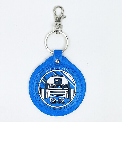 ディズニー スターウォーズ R2-D2 レザーキーホルダー Disney