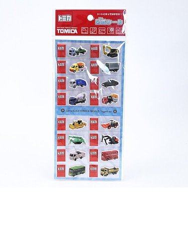 トミカ 働く車 図鑑シール 文具 タカラトミー