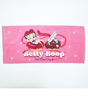 ベティー ブープ(Betty Boop) ドーナツ フェイスタオル ベティちゃん