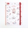 サンリオ ハローキティ ゴムバンド付きクリアファイル レッド 文具 Sanrio