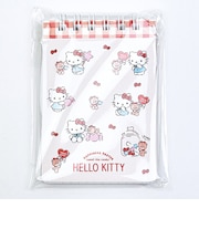 サンリオ ハローキティ Wリングメモ(A7) レッド 文具 日本製 Sanrio