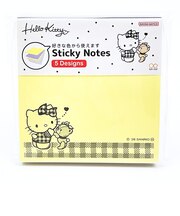 サンリオ ハローキティ 付箋メモ5色 ブラック 文具 日本製 Sanrio