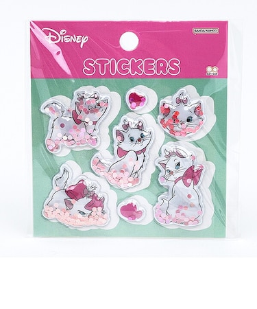 ディズニー マリー シャカシャカシール 文具 Disney