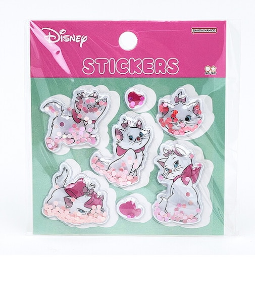 ディズニー マリー シャカシャカシール 文具 Disney