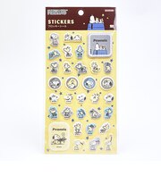 スヌーピー (スヌーピー＆ウッドストック) フロッキーシール 文具 SNOOPY