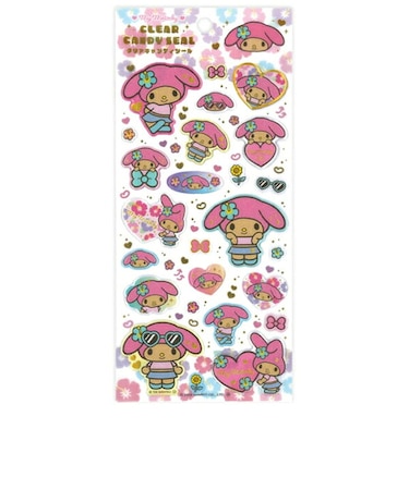 サンリオ 日焼け マイメロディ クリアキャンディシール sanrio