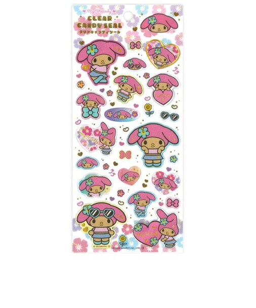 サンリオ 日焼け マイメロディ クリアキャンディシール sanrio