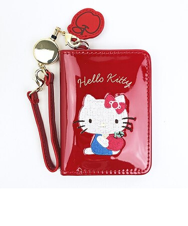 サンリオ ハローキティ オープンパスケース エナメル 定期入れ Sanrio