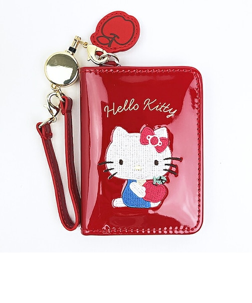 サンリオ ハローキティ オープンパスケース エナメル 定期入れ Sanrio