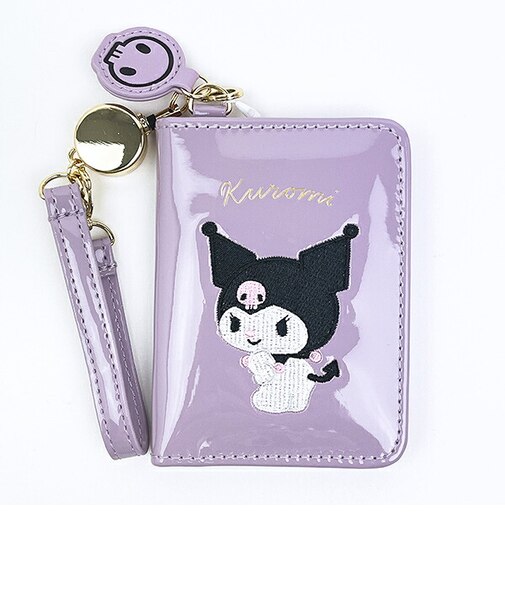サンリオ クロミ オープンパスケース エナメル 定期入れ Sanrio