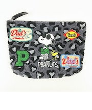 スヌーピー ジョークール × ウッドストック さがらポーチ (BLACKLEOPARD) SNOOPY
