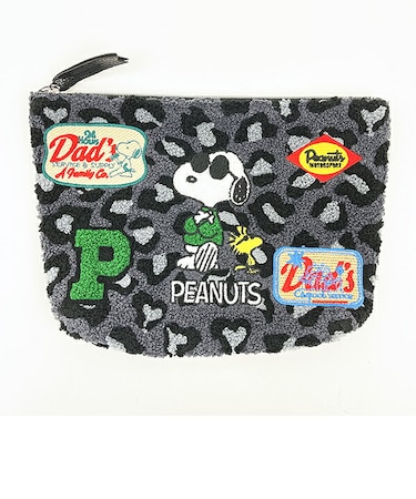 スヌーピー ジョークール × ウッドストック さがらポーチ (BLACKLEOPARD) SNOOPY
