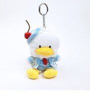 サンリオ あひるのペックル マスコットキーホルダー スカイブルーチェリーケーキシリーズ Sanrio