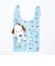 サンリオ ポチャッコ ぬいぐるみエコバッグ スカイブルーチェリーケーキシリーズ Sanrio