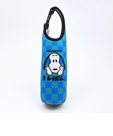 スヌーピー フェイス ペットボトルカバー(ブルー) 600ml SNOOPY