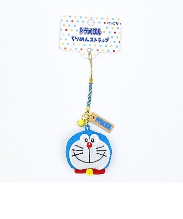 ドラえもん にっこり ちりめんストラップ キーホルダー