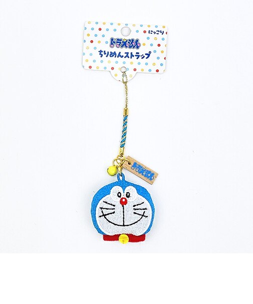 ドラえもん にっこり ちりめんストラップ キーホルダー