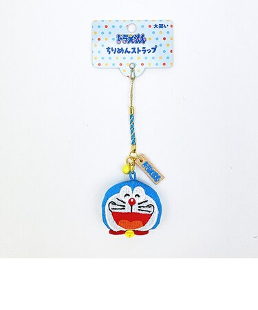 ドラえもん 大笑い ちりめんストラップ キーホルダー