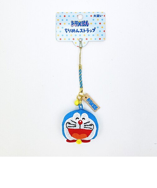 ドラえもん 大笑い ちりめんストラップ キーホルダー