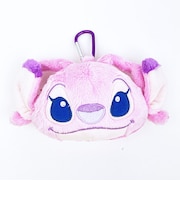 ディズニー スティッチ エンジェル カラビナ付きぬいぐるみファスナーマスコット Disney