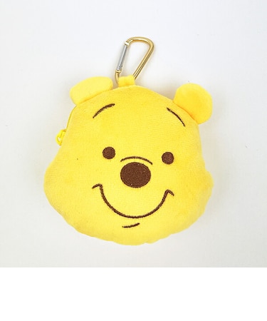 ディズニー くまのプーさん カラビナ付きぬいぐるみファスナーマスコット (フェイス) Winnie the Poohシリーズ Disney