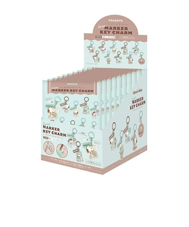 スヌーピー シークレットマーカーキーチャーム 全10種 キーホルダー SNOOPY