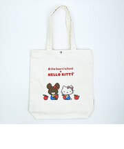 サンリオ  ハローキティ ×くまのがっこう トートバッグ (りんご) Sanrio