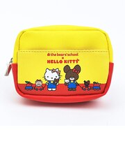 サンリオ ハローキティ ×くまのがっこう マルチポーチ イエロー×レッド Sanrio