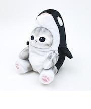 モフサンド シャチにゃん ぽてたまぬいぐるみ グレー mofusand